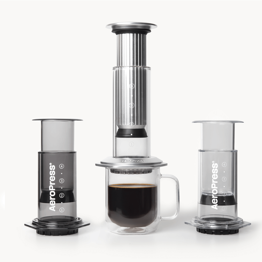 AeroPress Double Wall Glass Coffee Mug - 2 Pack - Coffee Serving Accessory for Daily Use