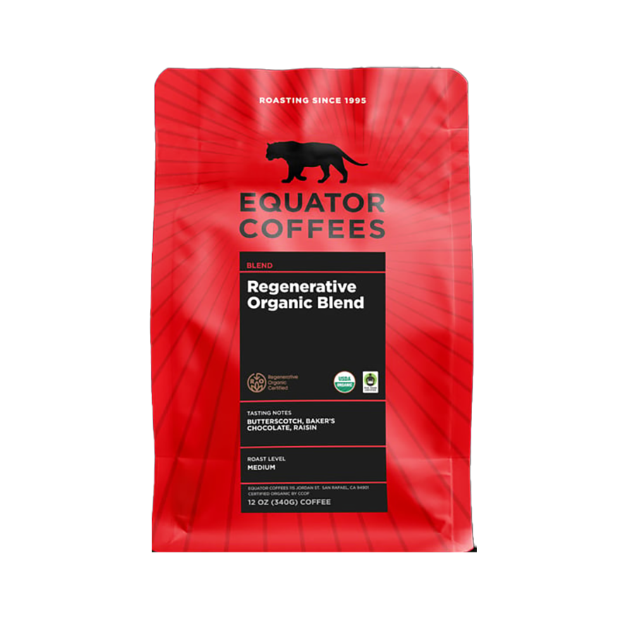 Regenerative Organic Blend 12 oz - Roasted Coffee for Flexible Brew Methods
