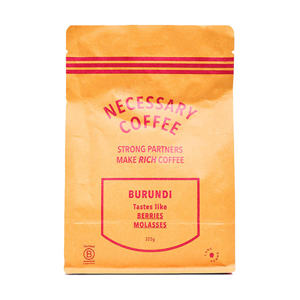 Burundi 325 gr - Roasted Coffee for Flexible Brew Methods