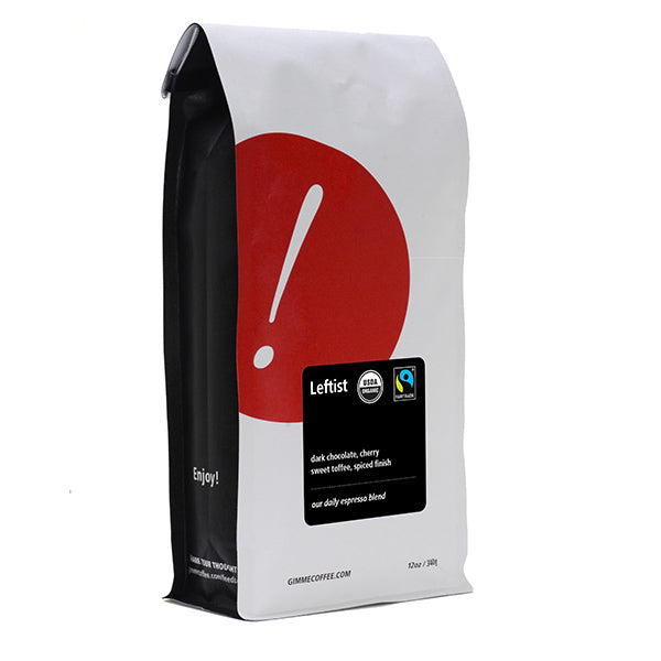 Leftist (Fairtrade Organic) 2 lb - Roasted Coffee for Flexible Brew Methods