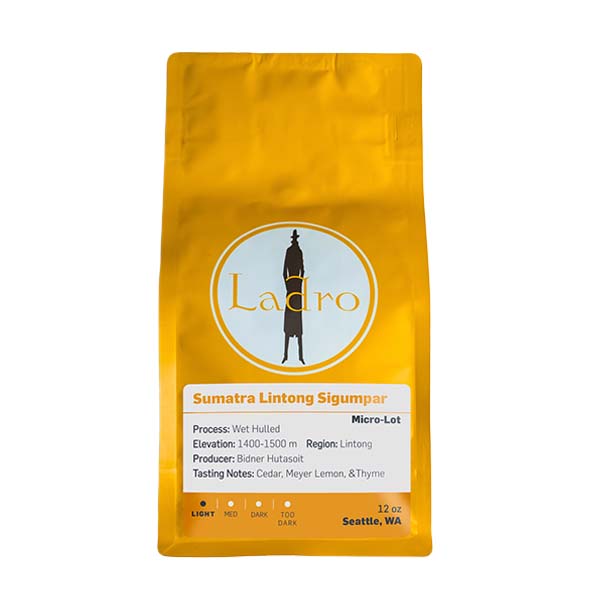 Sumatra Lintong Sigumpar 12 oz - Roasted Coffee for Flexible Brew Methods