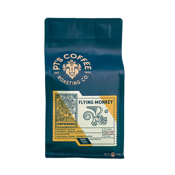 Flying Monkey Espresso 12 oz - Manual Coffee Press for Flexible Recipes
