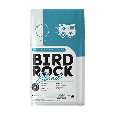 Bird Rock Blend 10 oz - Roasted Coffee for Flexible Brew Methods