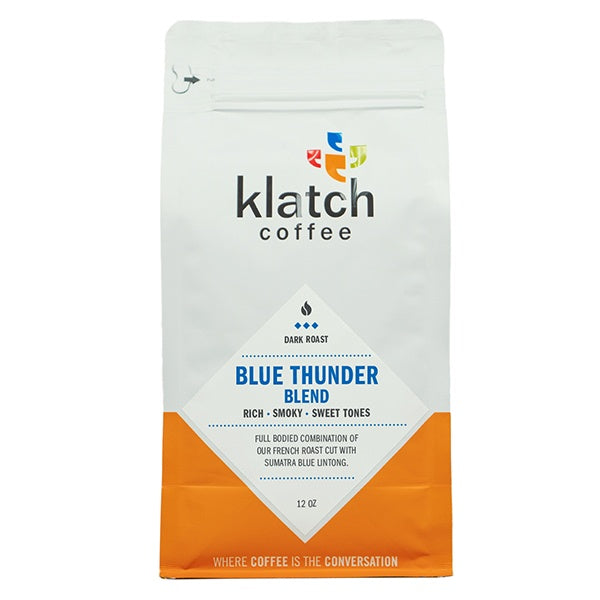 Blue Thunder Blend 12 oz - Roasted Coffee for Flexible Brew Methods