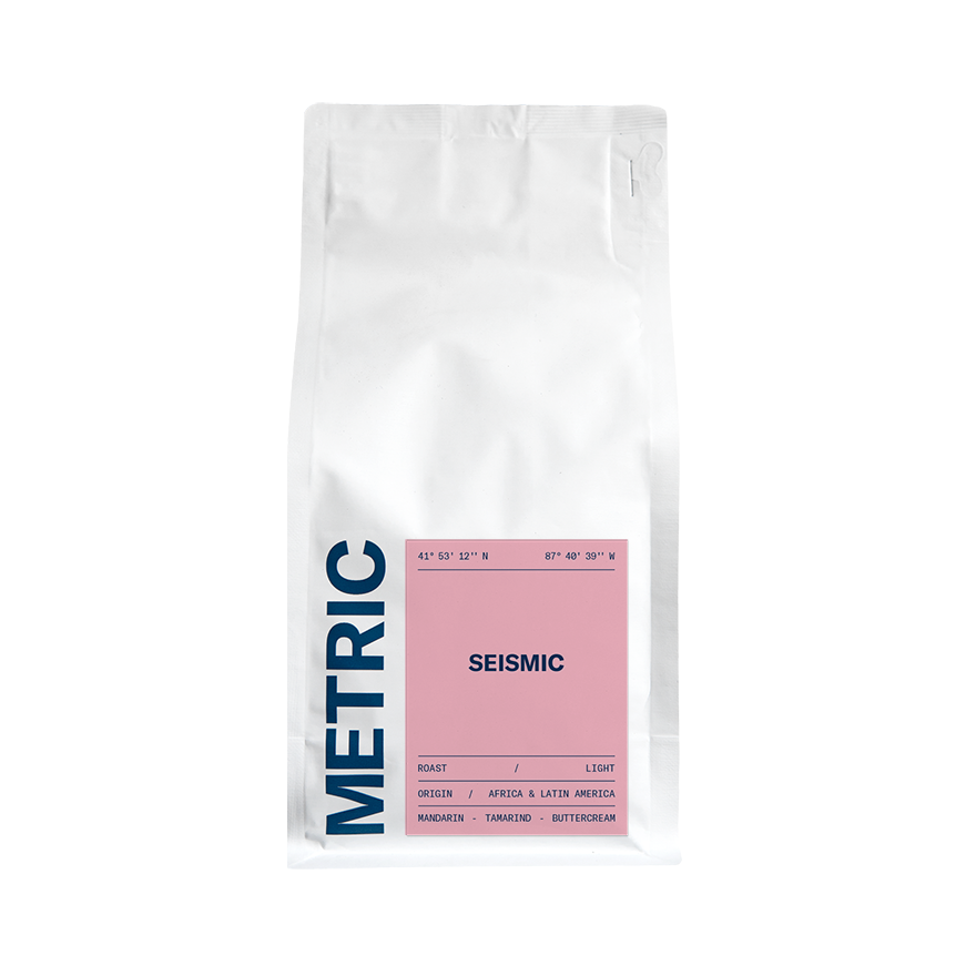 Seismic 10.5 oz - Roasted Coffee for Flexible Brew Methods