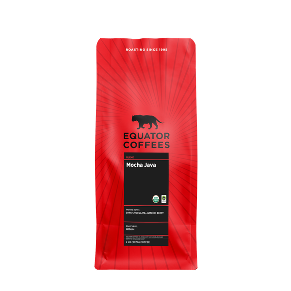 Mocha Java Fair Trade Organic 2 lb - Roasted Coffee for Flexible Brew Methods