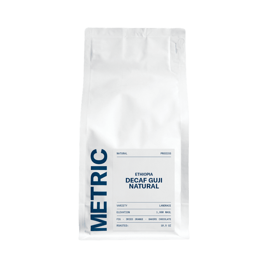 Ethiopia Decaf Guji Natural 10.5 oz - Roasted Coffee for Flexible Brew Methods