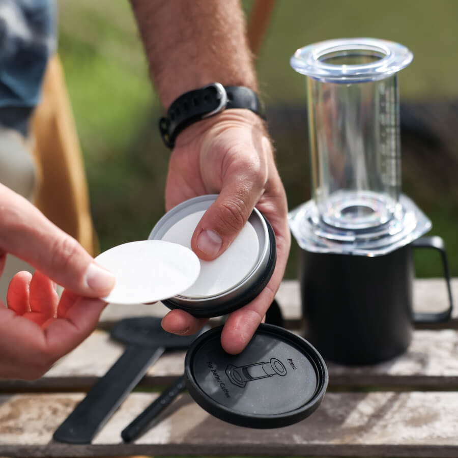 AeroPress Travel Filter Holder - Fine-Mesh Filter for Flexible Coffee Recipes
