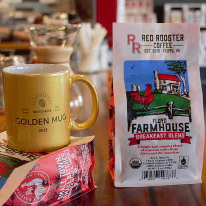 Organic Floyd Farmhouse Breakfast Blend - Roasted Coffee for Flexible Brew Methods