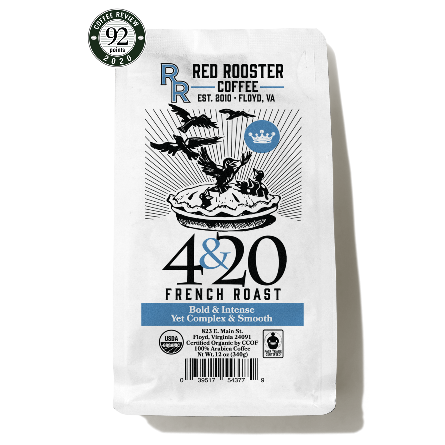 Organic 4&20 French Roast - Roasted Coffee for Flexible Brew Methods