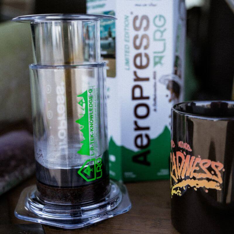 AeroPress Clear Coffee Press - LRG - Manual Coffee Press for Flexible Recipes