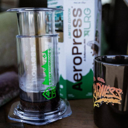 AeroPress Clear Coffee Press - LRG - Manual Coffee Press for Flexible Recipes