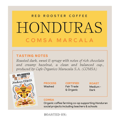 Honduras COMSA Marcala - Roasted Coffee for Flexible Brew Methods