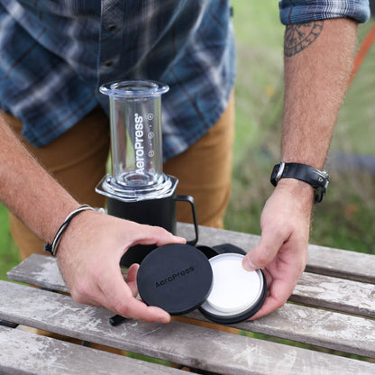 AeroPress Travel Filter Holder - Fine-Mesh Filter for Flexible Coffee Recipes