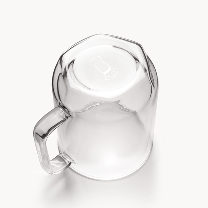 AeroPress Double Wall Glass Coffee Mug - 2 Pack - Coffee Serving Accessory for Daily Use