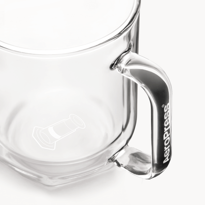 AeroPress Double Wall Glass Coffee Mug - 2 Pack - Coffee Serving Accessory for Daily Use