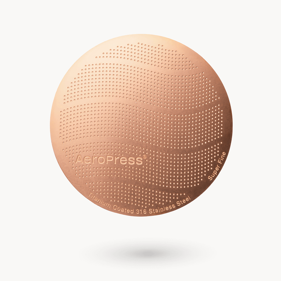 AeroPress Gold Tone Filter - Standard - Fine-Mesh Filter for Flexible Coffee Recipes