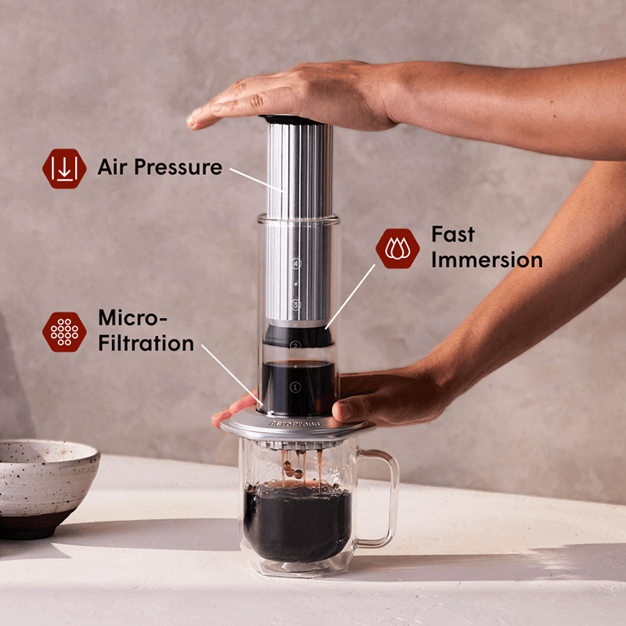 AeroPress Gold Tone Filter - Standard - Fine-Mesh Filter for Flexible Coffee Recipes