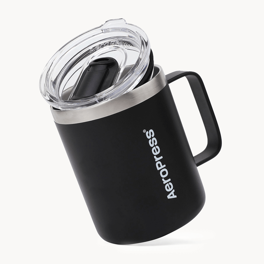 AeroPress Travel Coffee Mug - Stainless Steel - Coffee Serving Accessory for Daily Use