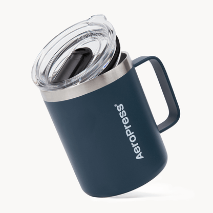AeroPress Travel Coffee Mug - Stainless Steel - Coffee Serving Accessory for Daily Use