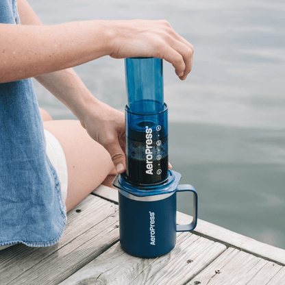 AeroPress Travel Coffee Mug - Stainless Steel - Coffee Serving Accessory for Daily Use