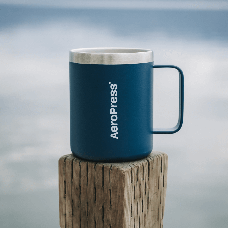 AeroPress Travel Coffee Mug - Stainless Steel - Coffee Serving Accessory for Daily Use