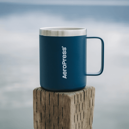 AeroPress Travel Coffee Mug - Stainless Steel - Coffee Serving Accessory for Daily Use