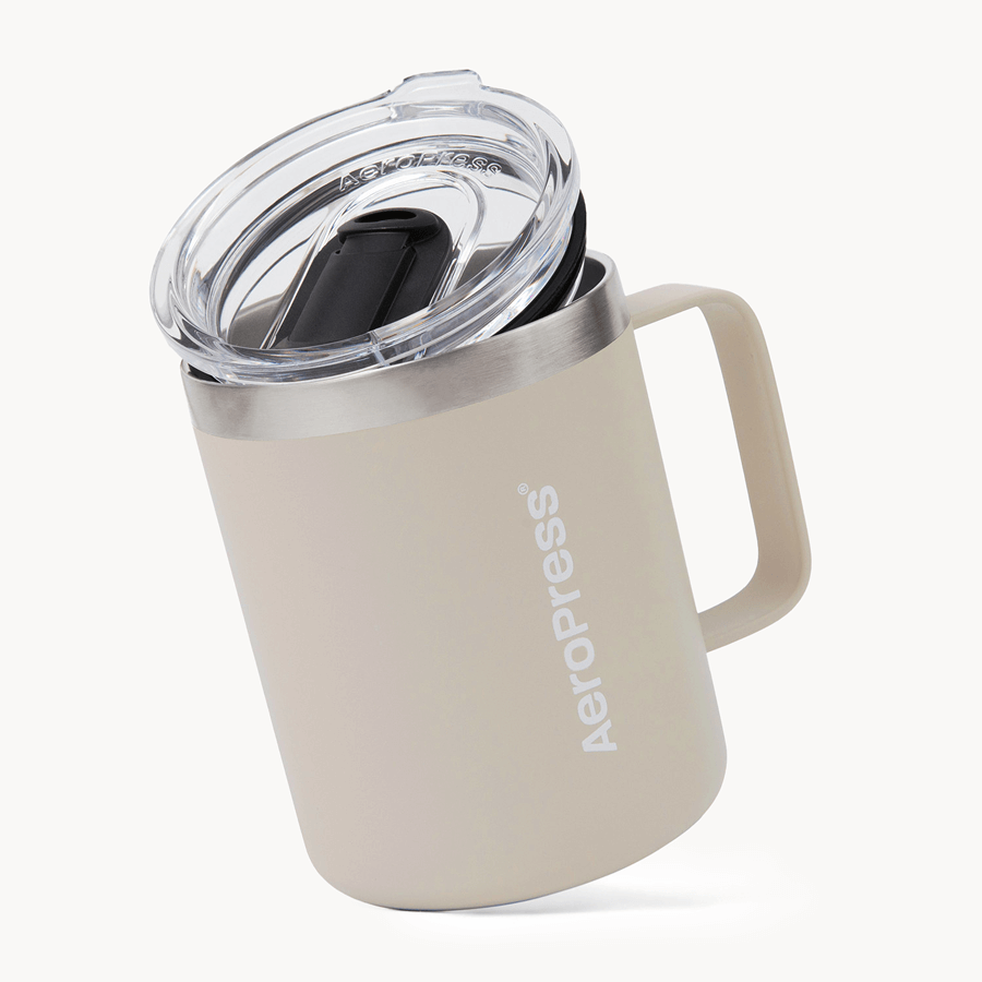 AeroPress Travel Coffee Mug - Stainless Steel - Coffee Serving Accessory for Daily Use