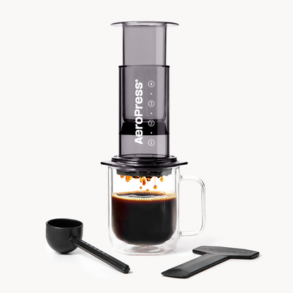 AeroPress Coffee Maker - Clear & Colors - Manual Coffee Press for Flexible Recipes