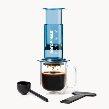 AeroPress Coffee Maker - Clear & Colors - Manual Coffee Press for Flexible Recipes