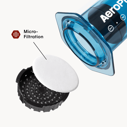 AeroPress Coffee Maker - Clear & Colors - Manual Coffee Press for Flexible Recipes