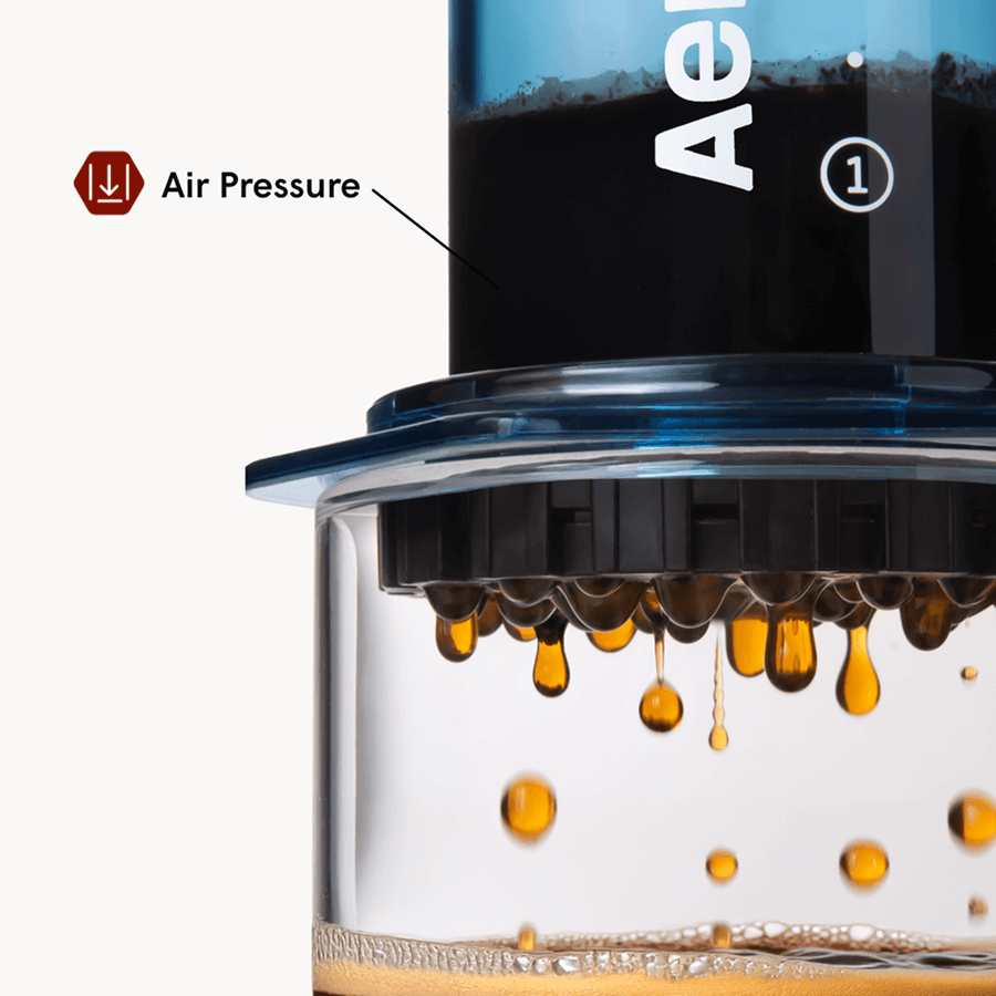 AeroPress Coffee Maker - Clear & Colors - Manual Coffee Press for Flexible Recipes