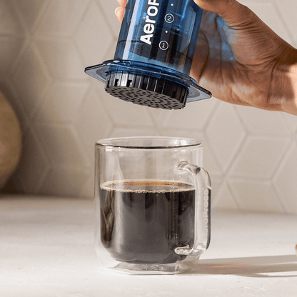 AeroPress Coffee Maker - Clear & Colors - Manual Coffee Press for Flexible Recipes