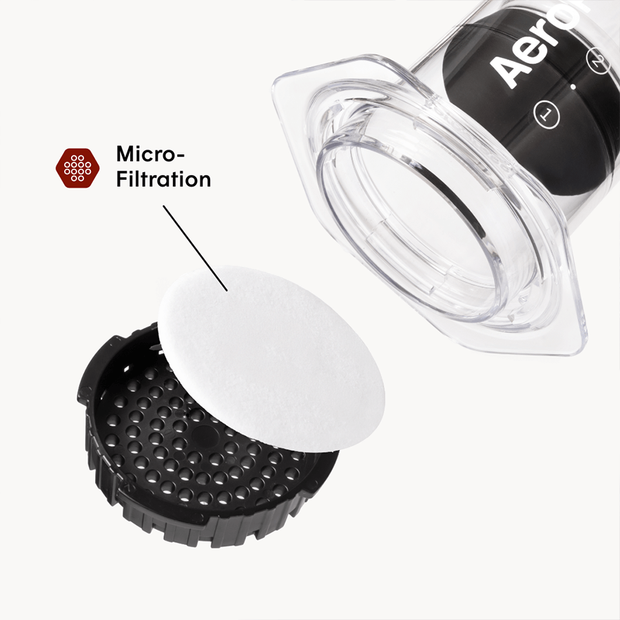 AeroPress Coffee Maker - Clear & Colors - Manual Coffee Press for Flexible Recipes