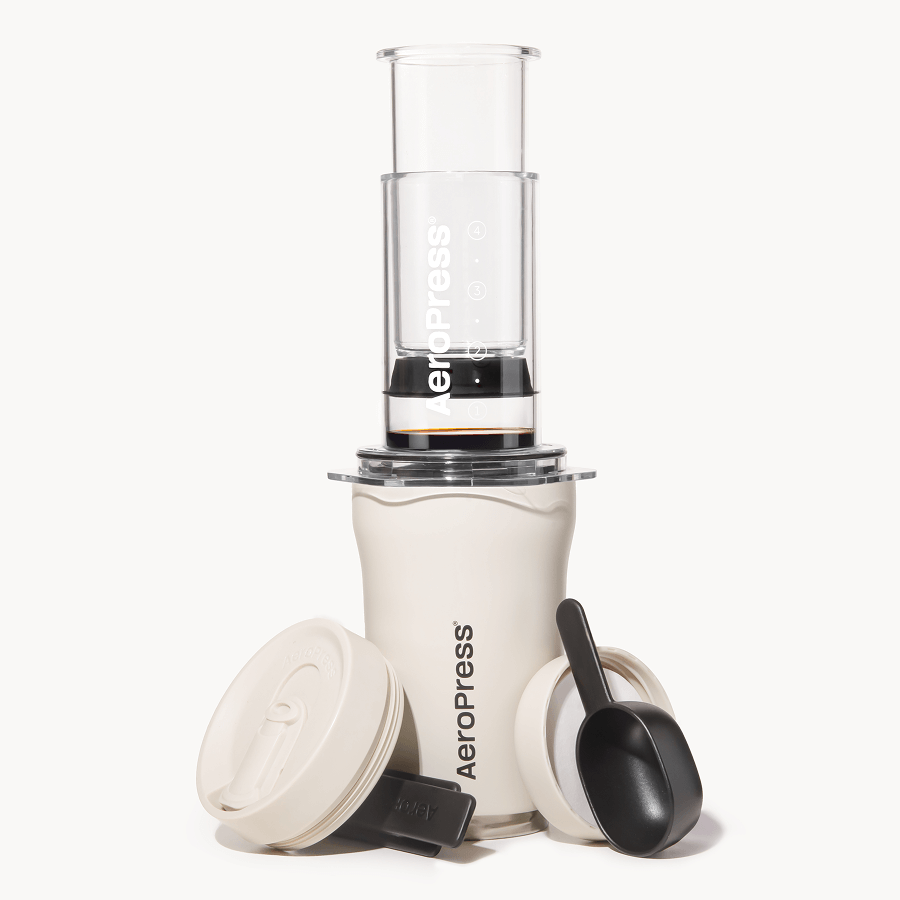 AeroPress Coffee Maker - Go Plus - Manual Coffee Press for Flexible Recipes