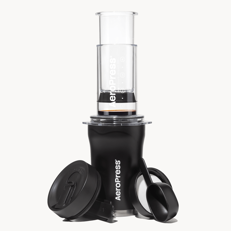 AeroPress Coffee Maker - Go Plus - Manual Coffee Press for Flexible Recipes