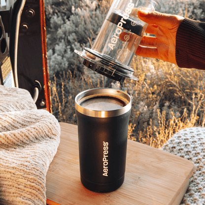AeroPress Coffee Maker - Go Plus - Manual Coffee Press for Flexible Recipes