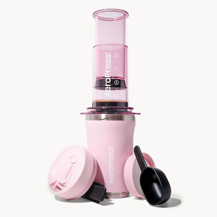 AeroPress Coffee Maker - Go Plus - Manual Coffee Press for Flexible Recipes