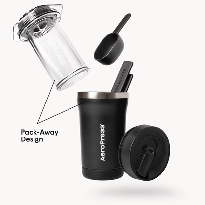 AeroPress Coffee Maker - Go Plus - Manual Coffee Press for Flexible Recipes