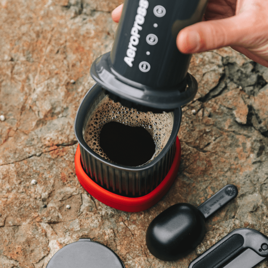 AeroPress Coffee Maker - Go - Manual Coffee Press for Flexible Recipes