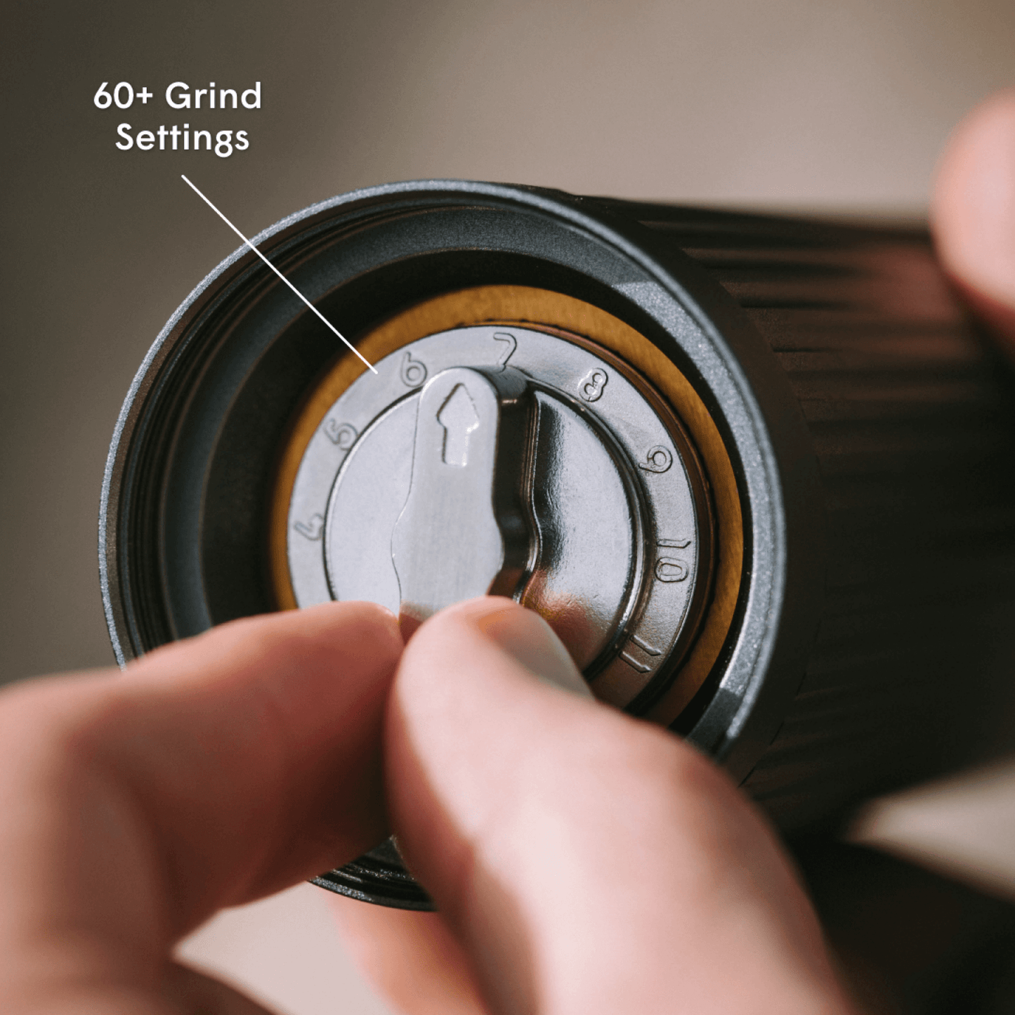 AeroPress Manual Coffee Grinder - Hand Grinder for Flexible Coffee Recipes