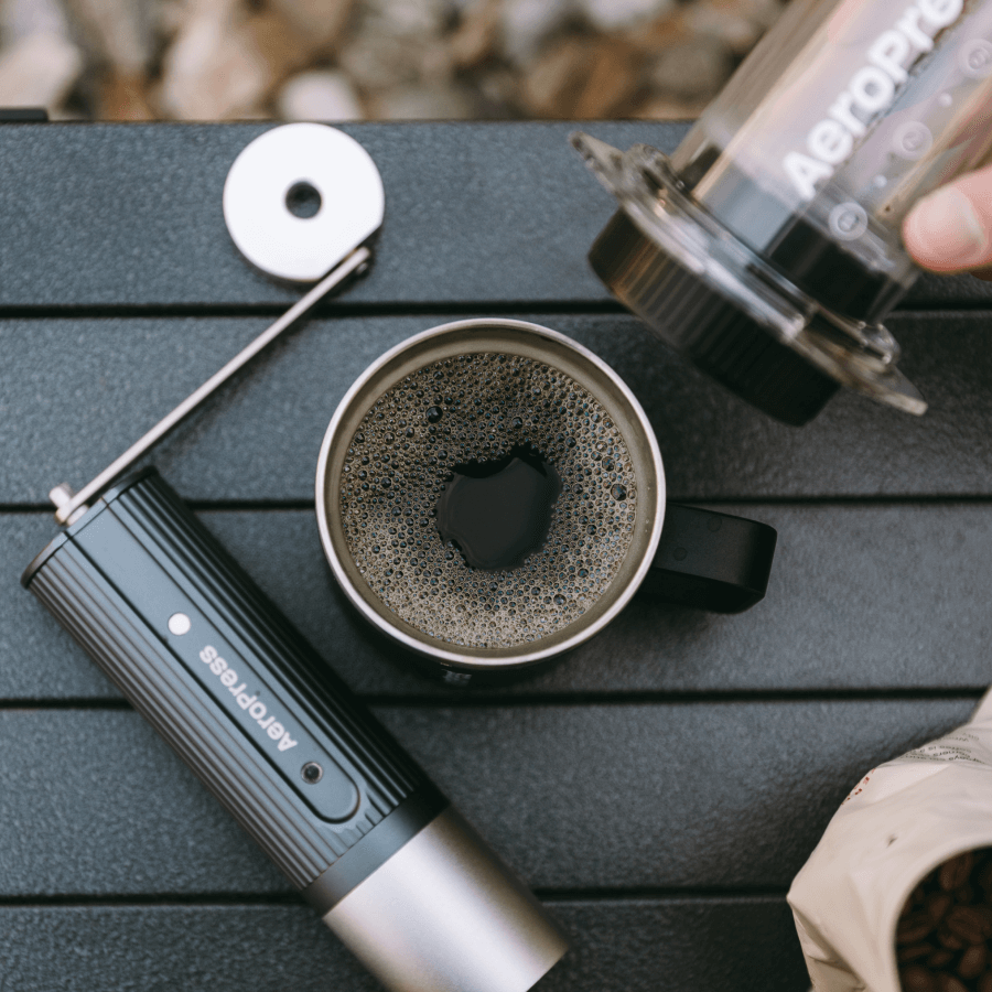 AeroPress Manual Coffee Grinder - Hand Grinder for Flexible Coffee Recipes