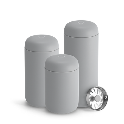 Fellow Carter Move Mug + Splash Guard - Coffee Serving Accessory for Daily Use