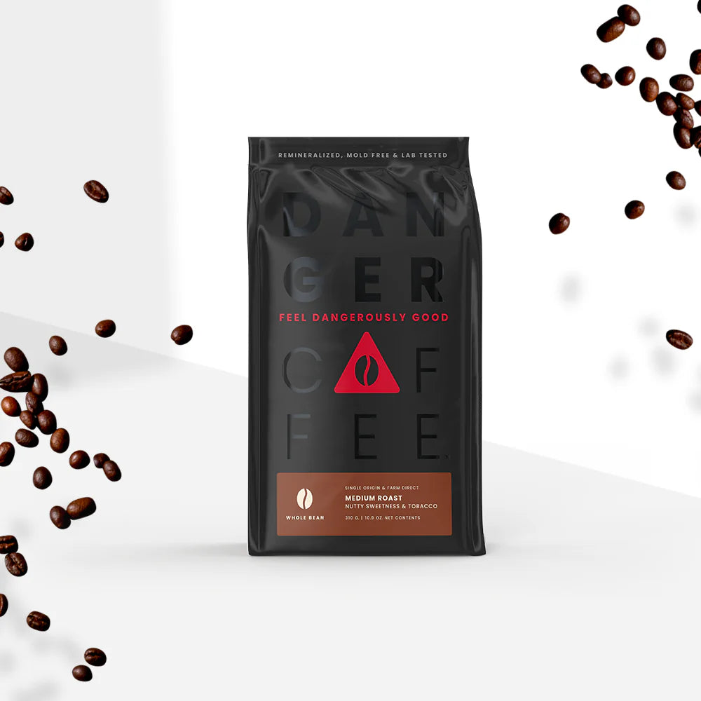 Medium Roast Whole Bean Remineralized Coffee - Roasted Coffee for Flexible Brew Methods