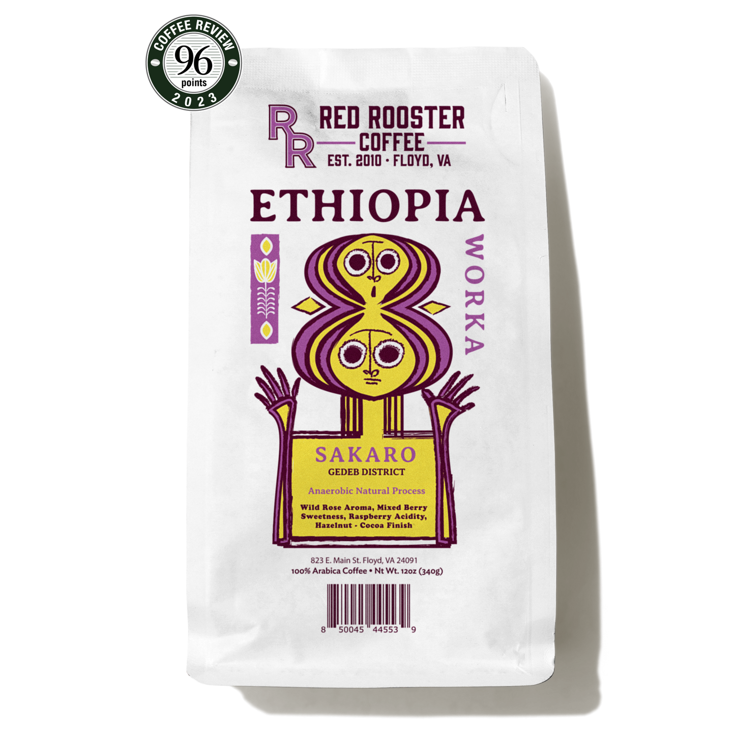 Ethiopia Worka Sakaro Anaerobic Natural - Roasted Coffee for Flexible Brew Methods