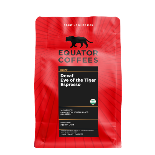 Decaf Eye Of The Tiger 12 oz - Roasted Coffee for Flexible Brew Methods