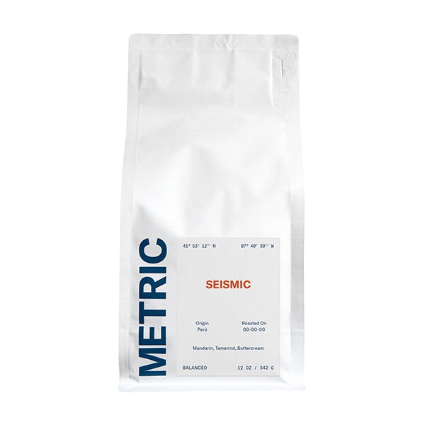 Seismic 12 oz - Roasted Coffee for Flexible Brew Methods