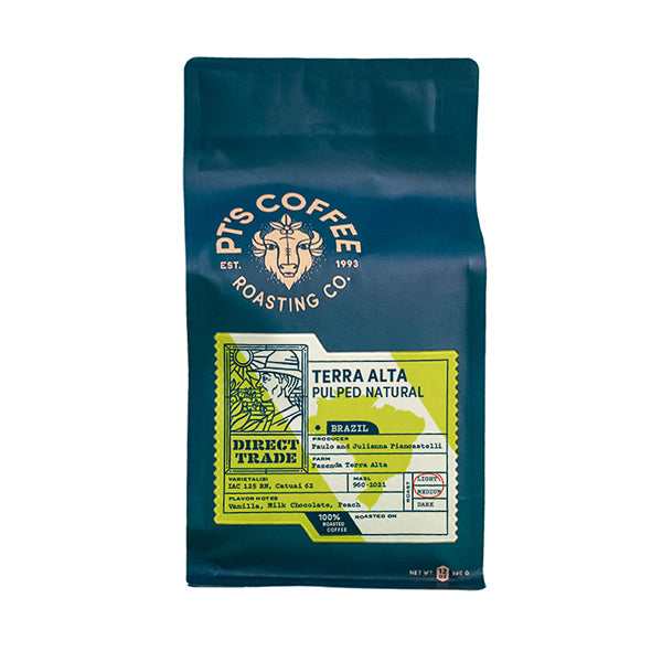 Terra Alta Pulped Natural 12 oz - Roasted Coffee for Flexible Brew Methods