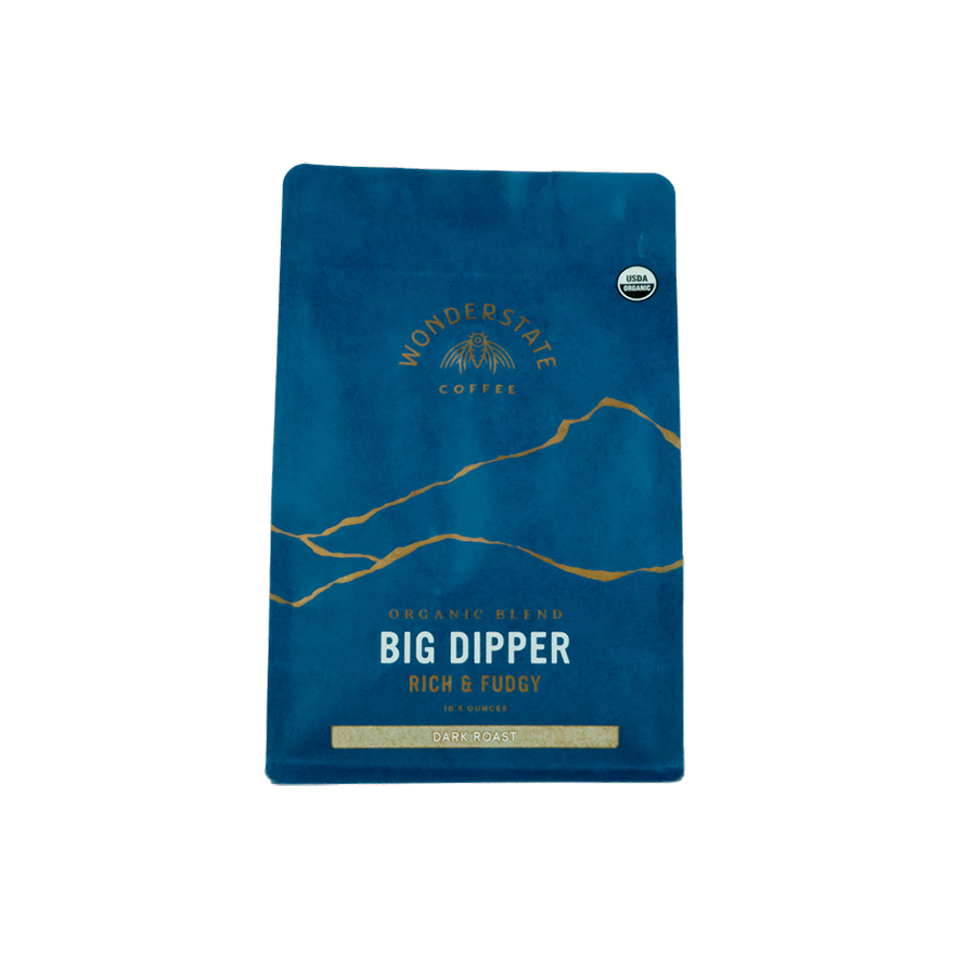 Organic Big Dipper 10.5 oz - Roasted Coffee for Flexible Brew Methods