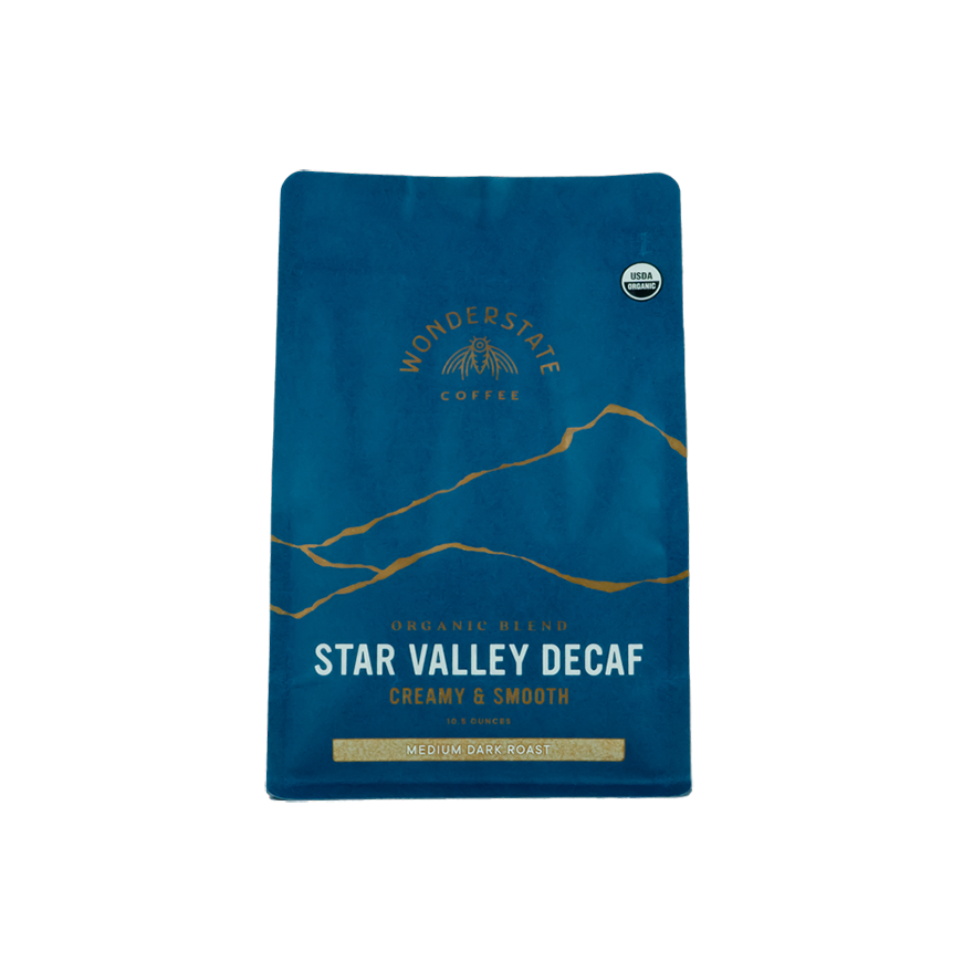 Organic Star Valley Decaf 10.5 oz - Roasted Coffee for Flexible Brew Methods